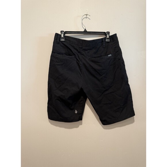 Volcom Men’s Size 30 Black Chino Shorts Utility Skate Casual Pockets - Picture 4 of 5